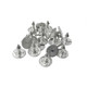 17mm Silver Jeans Buttons with Pins